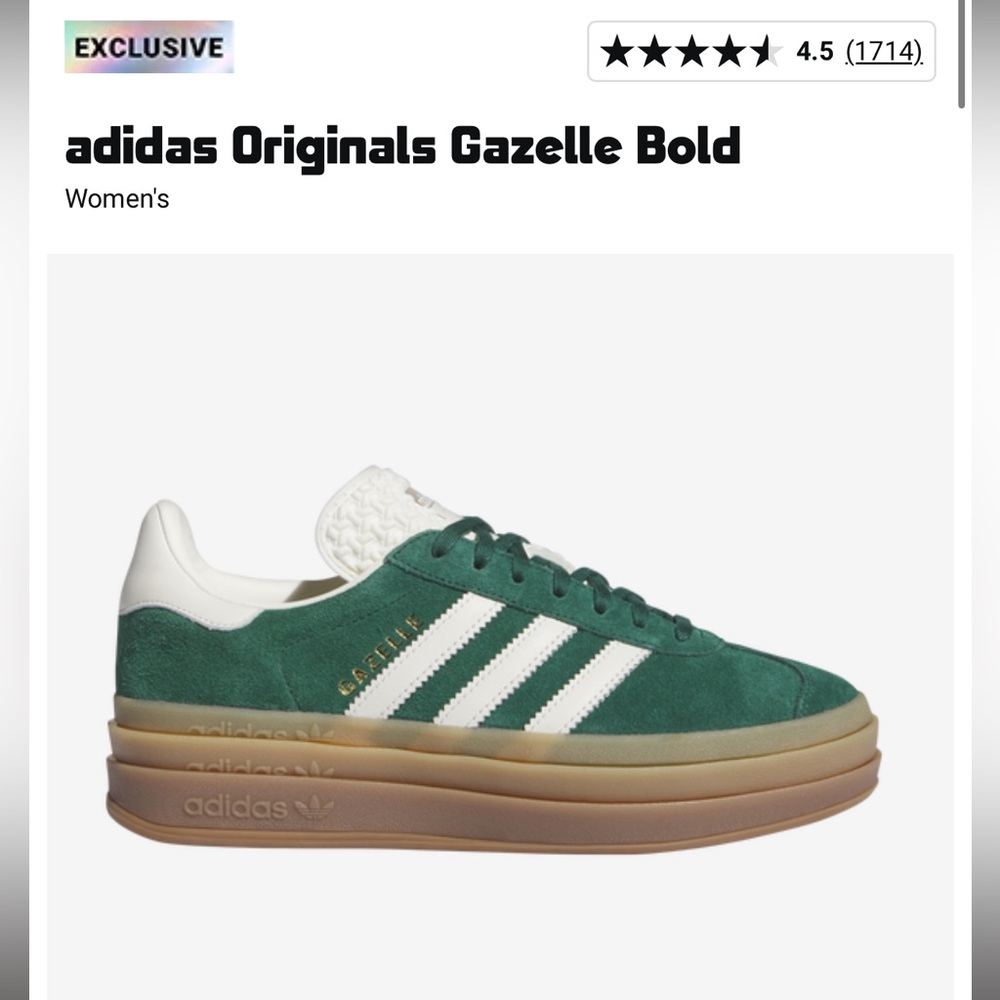 Green gazelle bold, women’s 6.5
